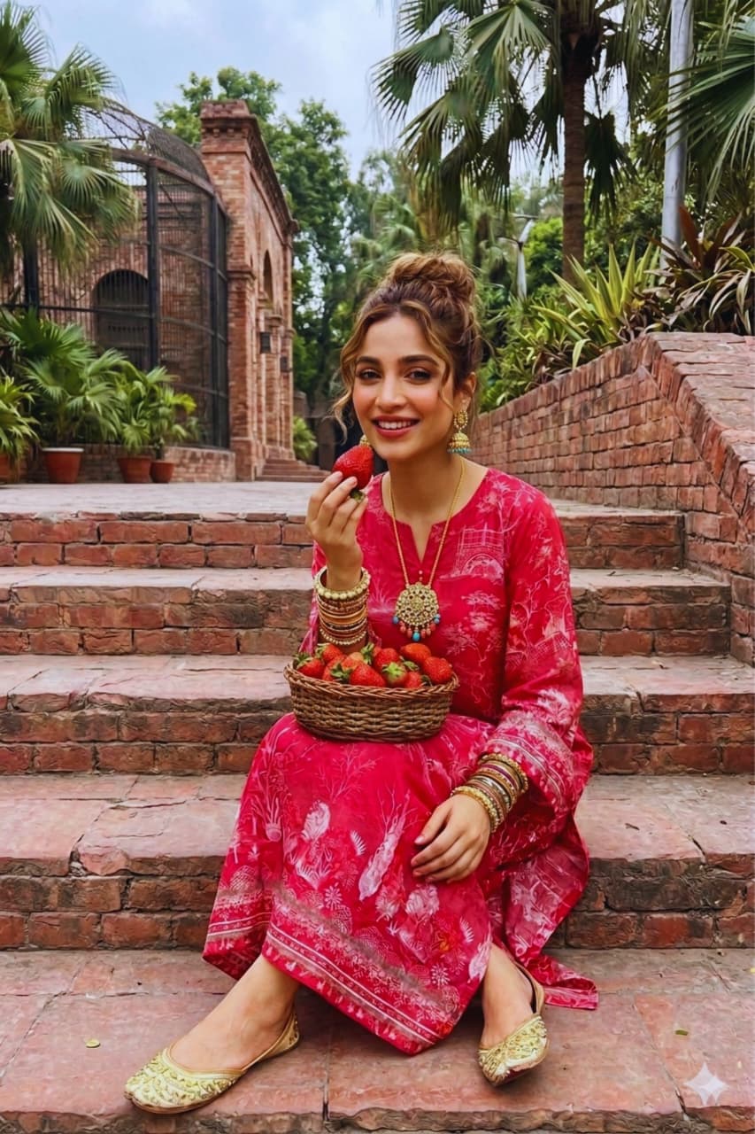 TERRA Kaftan | Crimson Viscose Maxi– Niraan - Niraan.pk