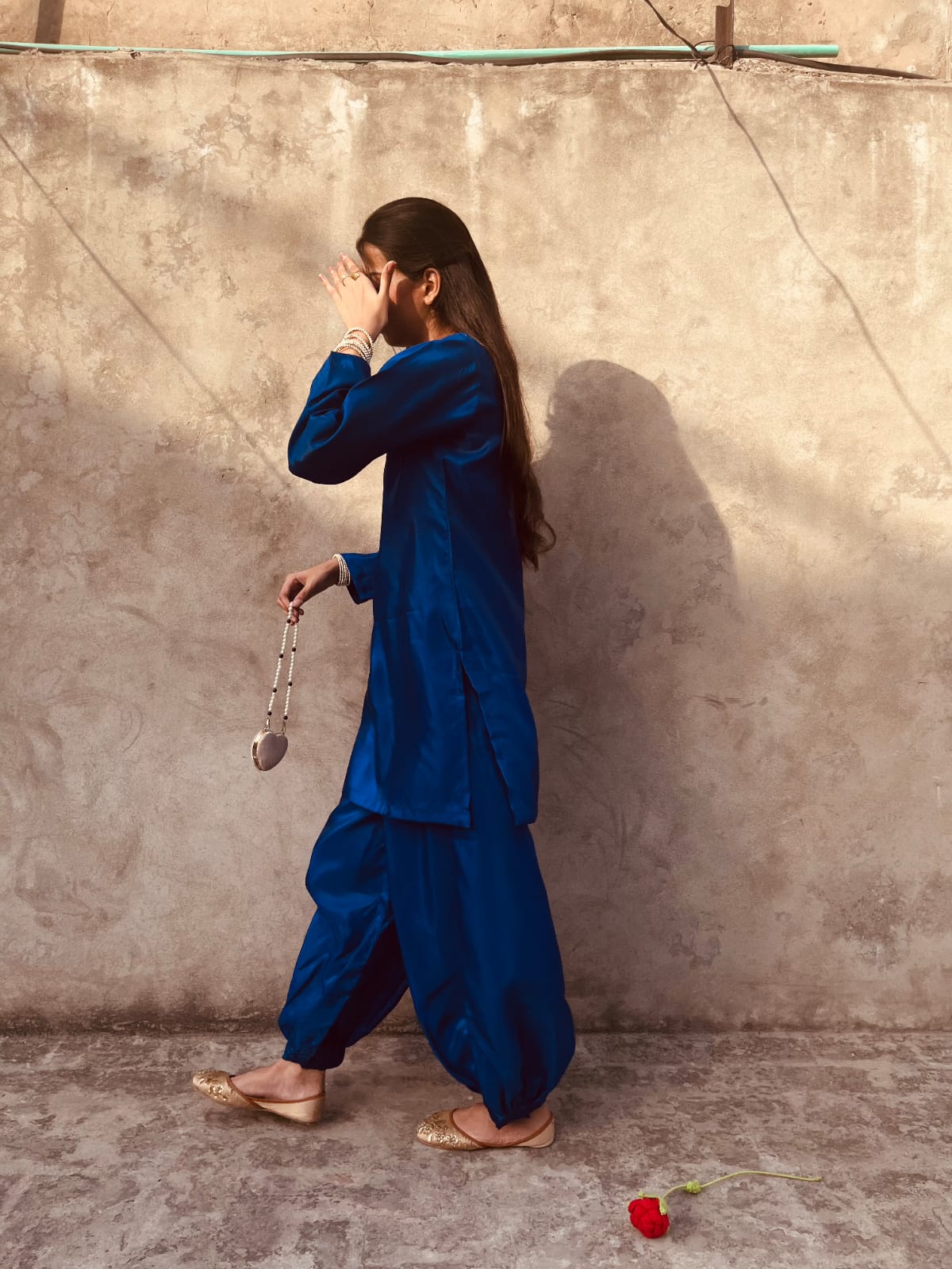 Blue Balloon Shalwar suit - Niraan.pk